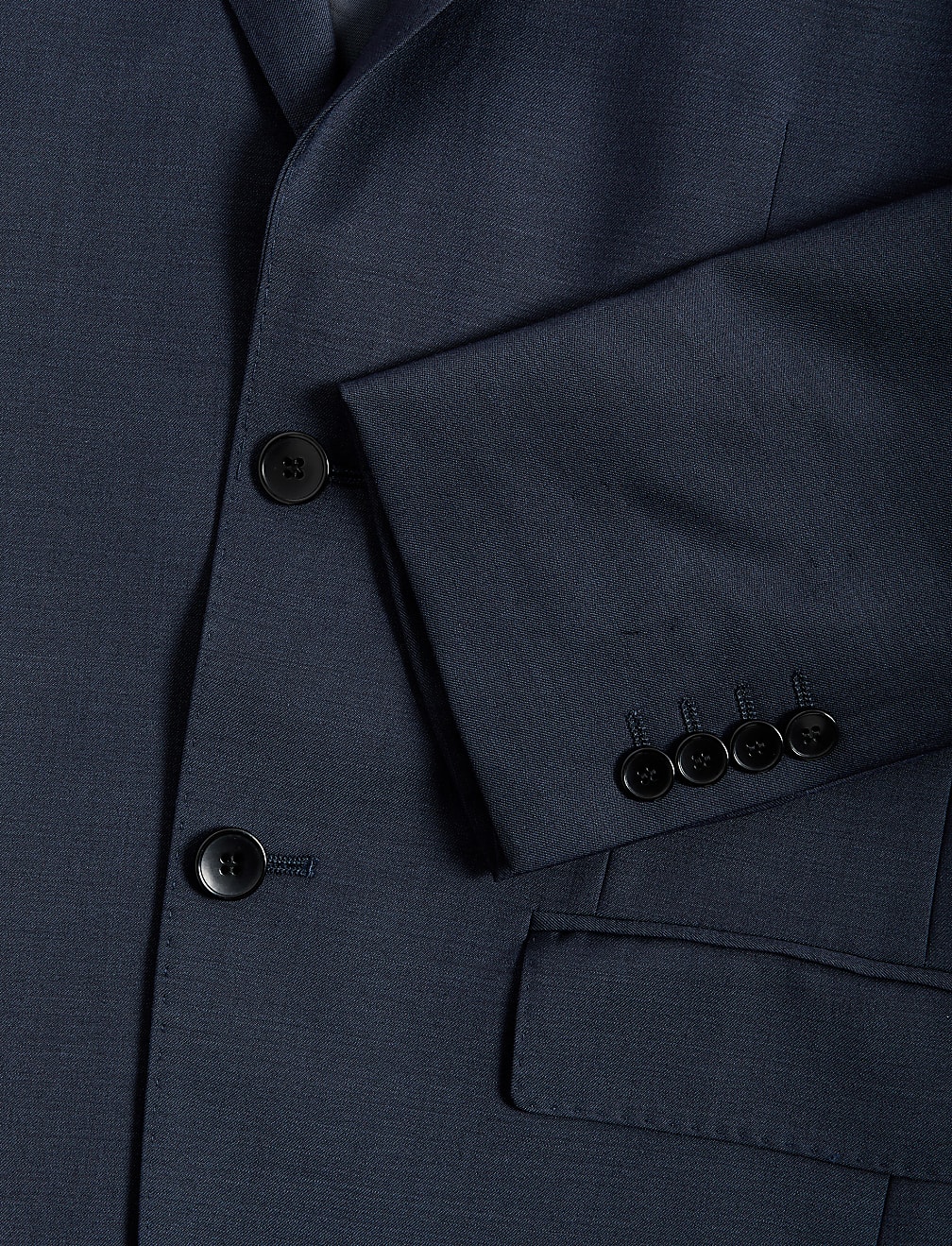 Tailored Fit Pure Wool Twill Suit Jacket