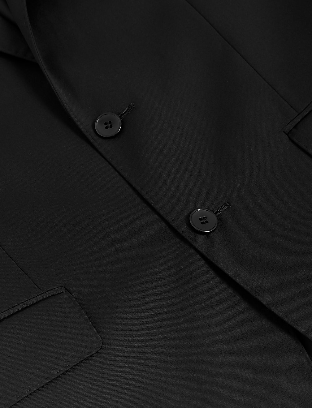 Tailored Fit Pure Wool Twill Suit Jacket