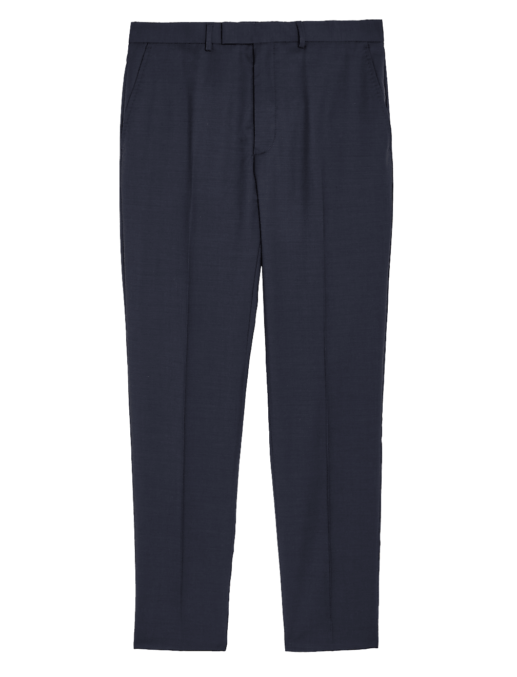 Tailored Fit Pure Wool Suit Trousers