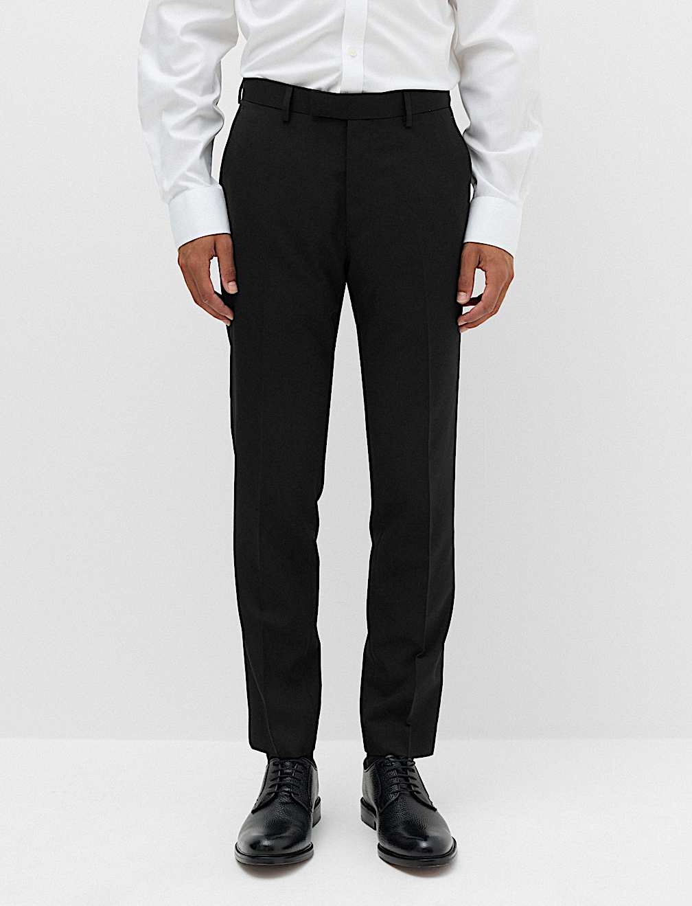 Tailored Fit Textured Suit Trousers