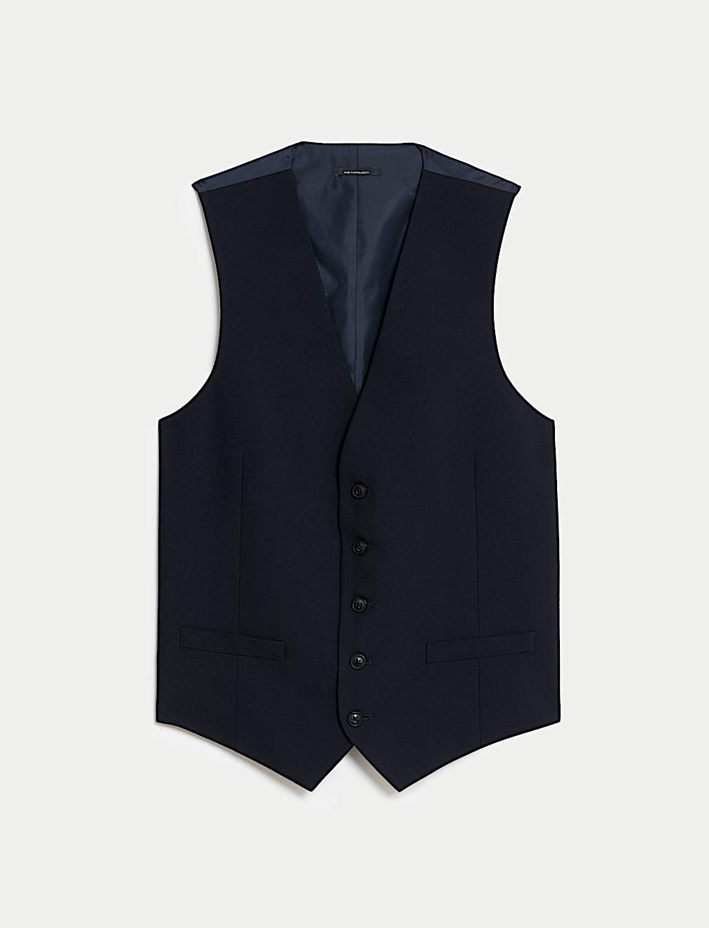 Regular Fit Machine Washable Waistcoat