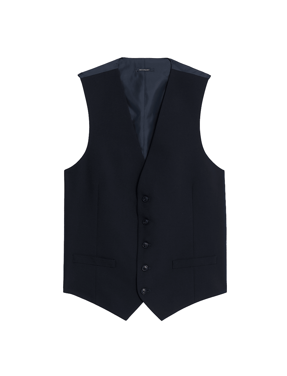Regular Fit Machine Washable Waistcoat