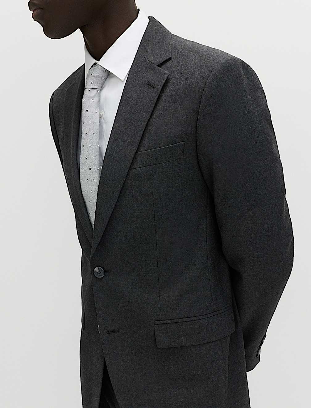 Regular Fit Machine Washable Suit Jacket
