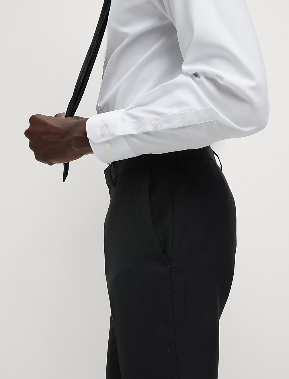 Slim Fit Machine Washable Suit Trousers