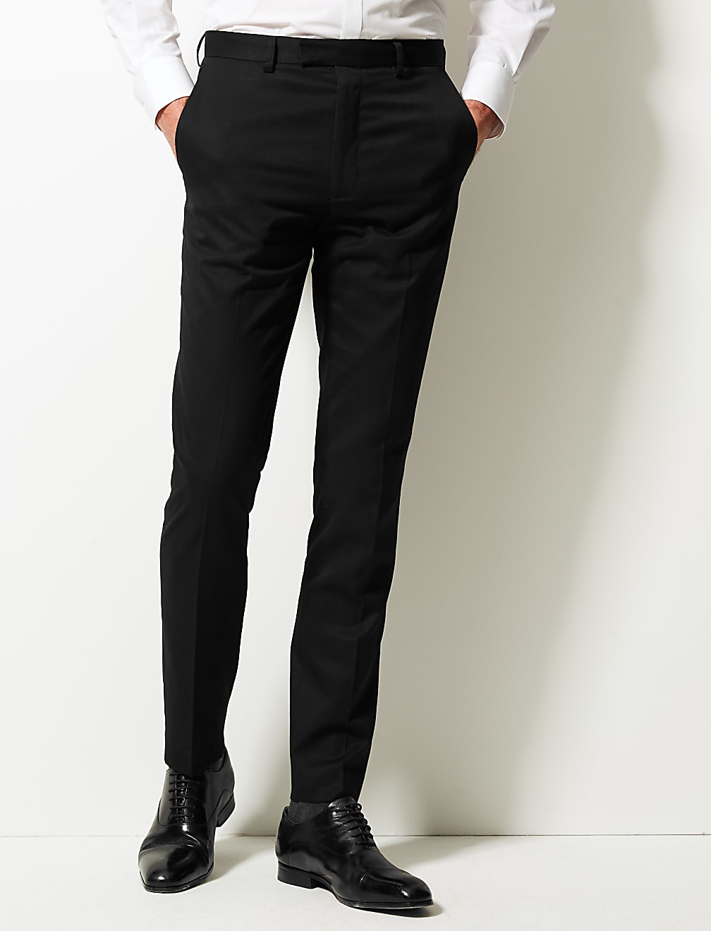 Black Slim Fit Trousers