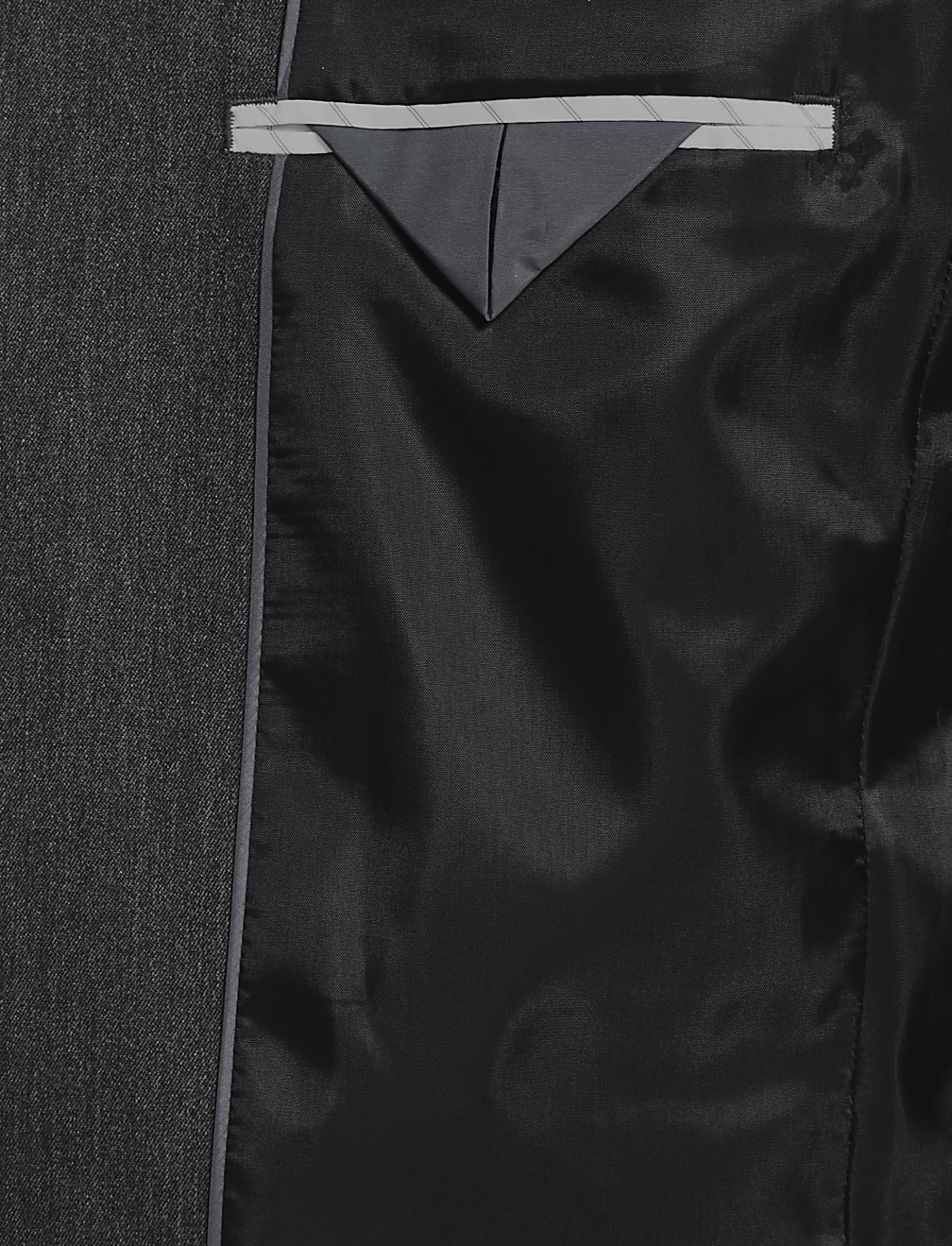 Grey Regular Fit Jacket