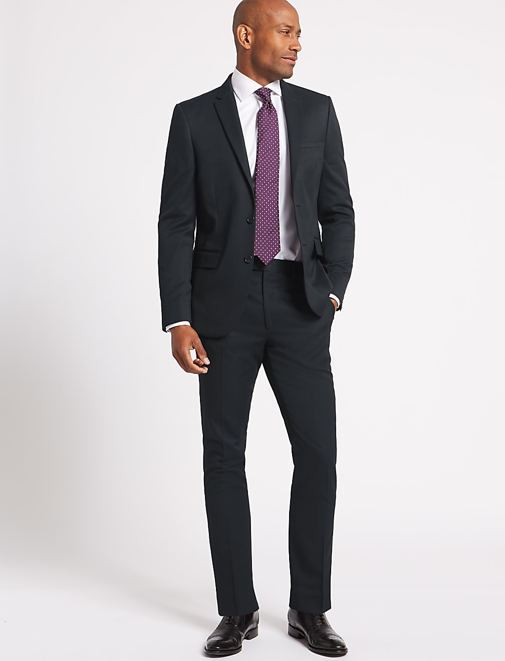 Navy Skinny Fit Jacket