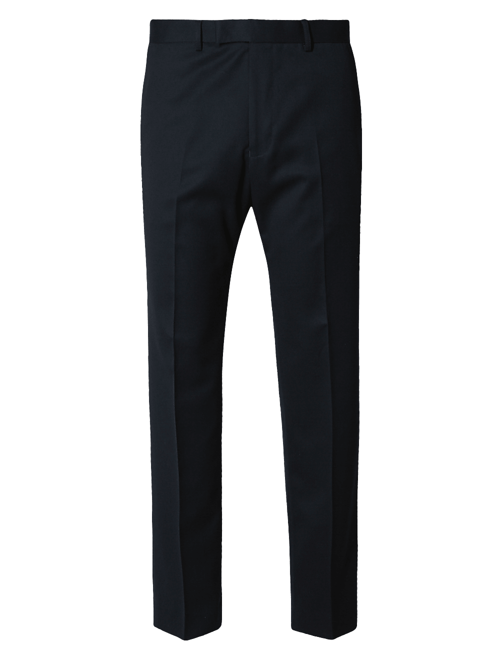 Navy Regular Fit Trousers