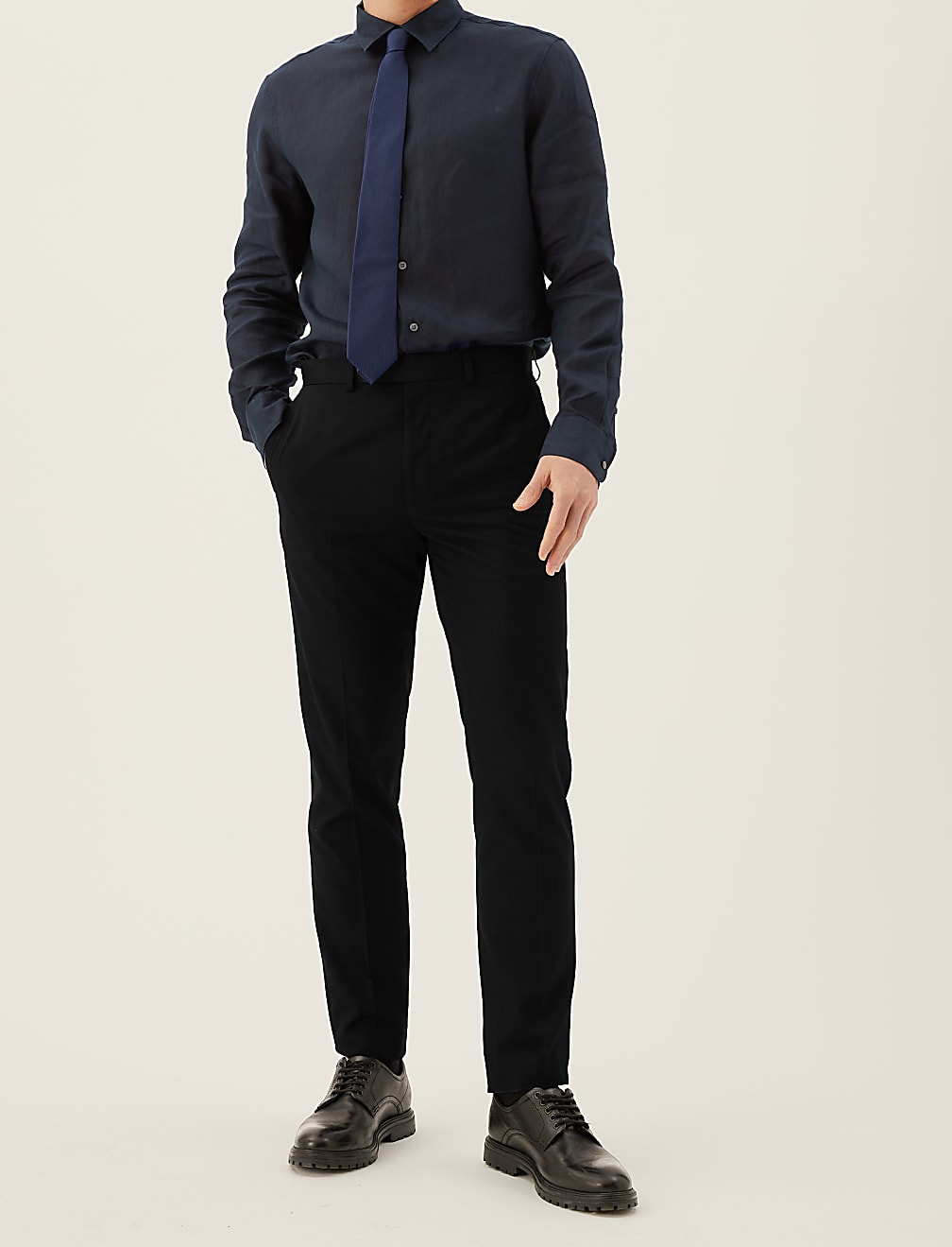 Slim Fit Suit Trousers