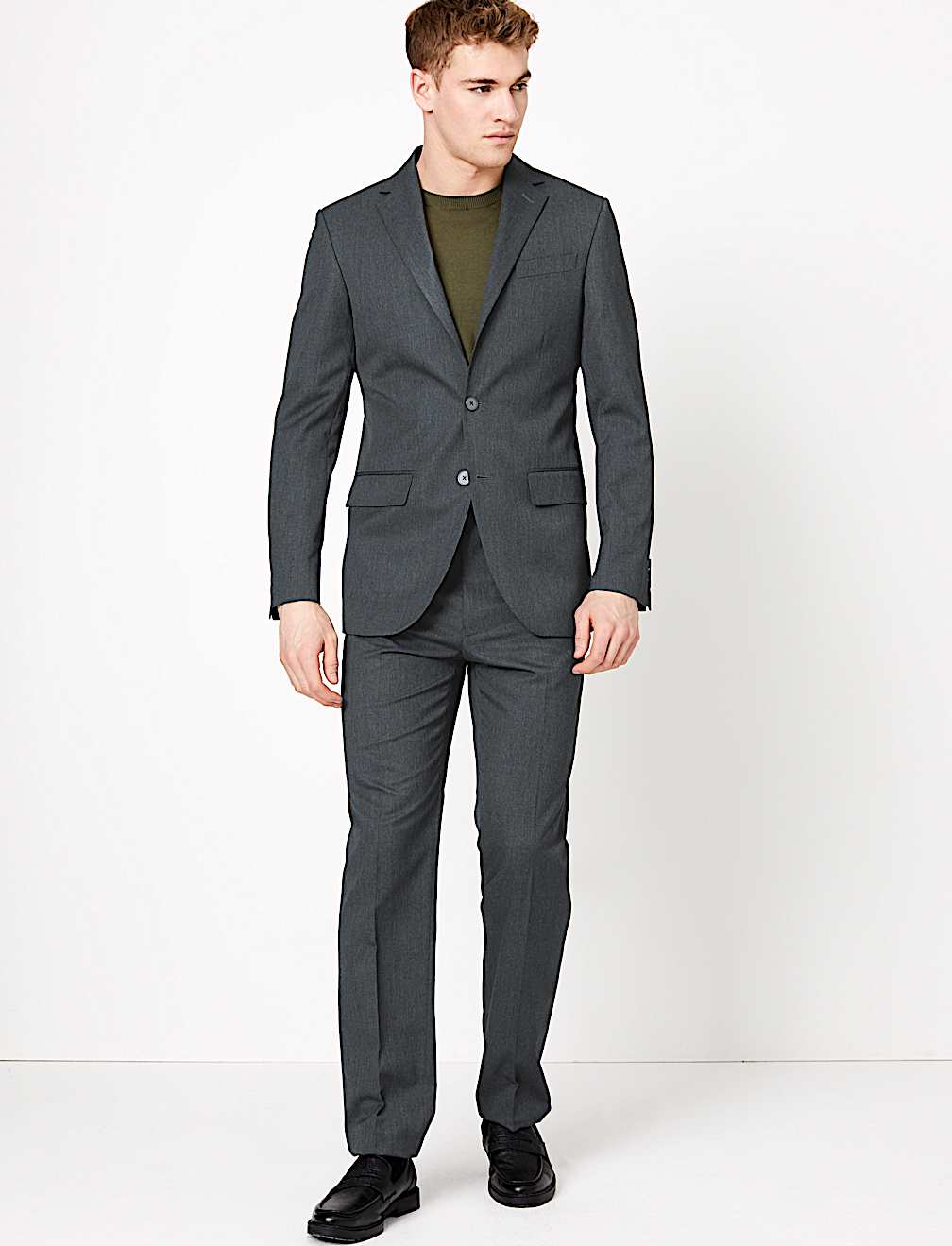 Regular Fit Suit Trousers