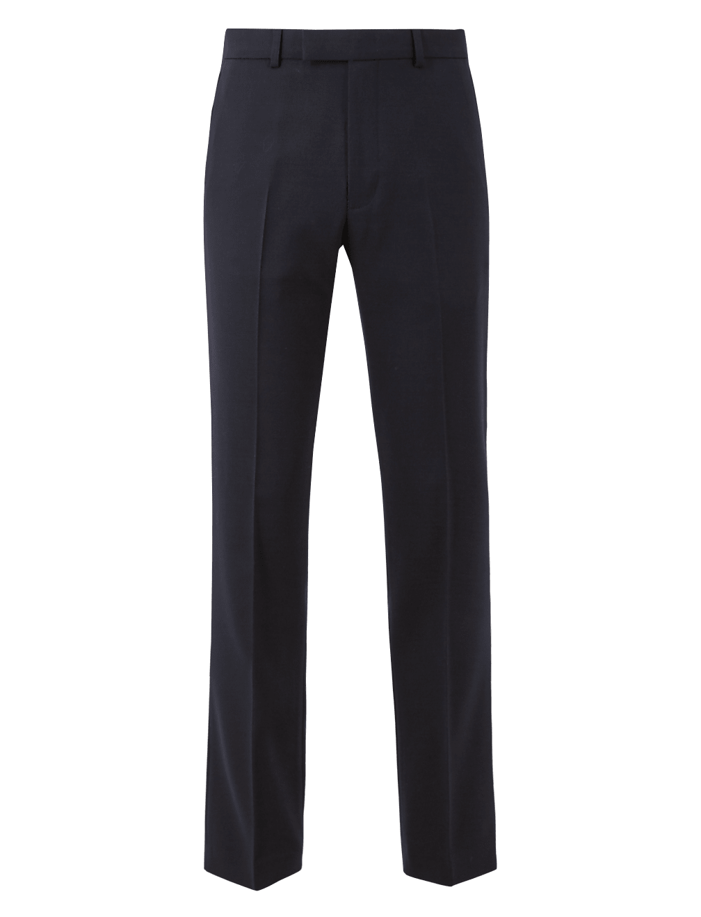 Regular Fit Wool Blend Suit Trousers