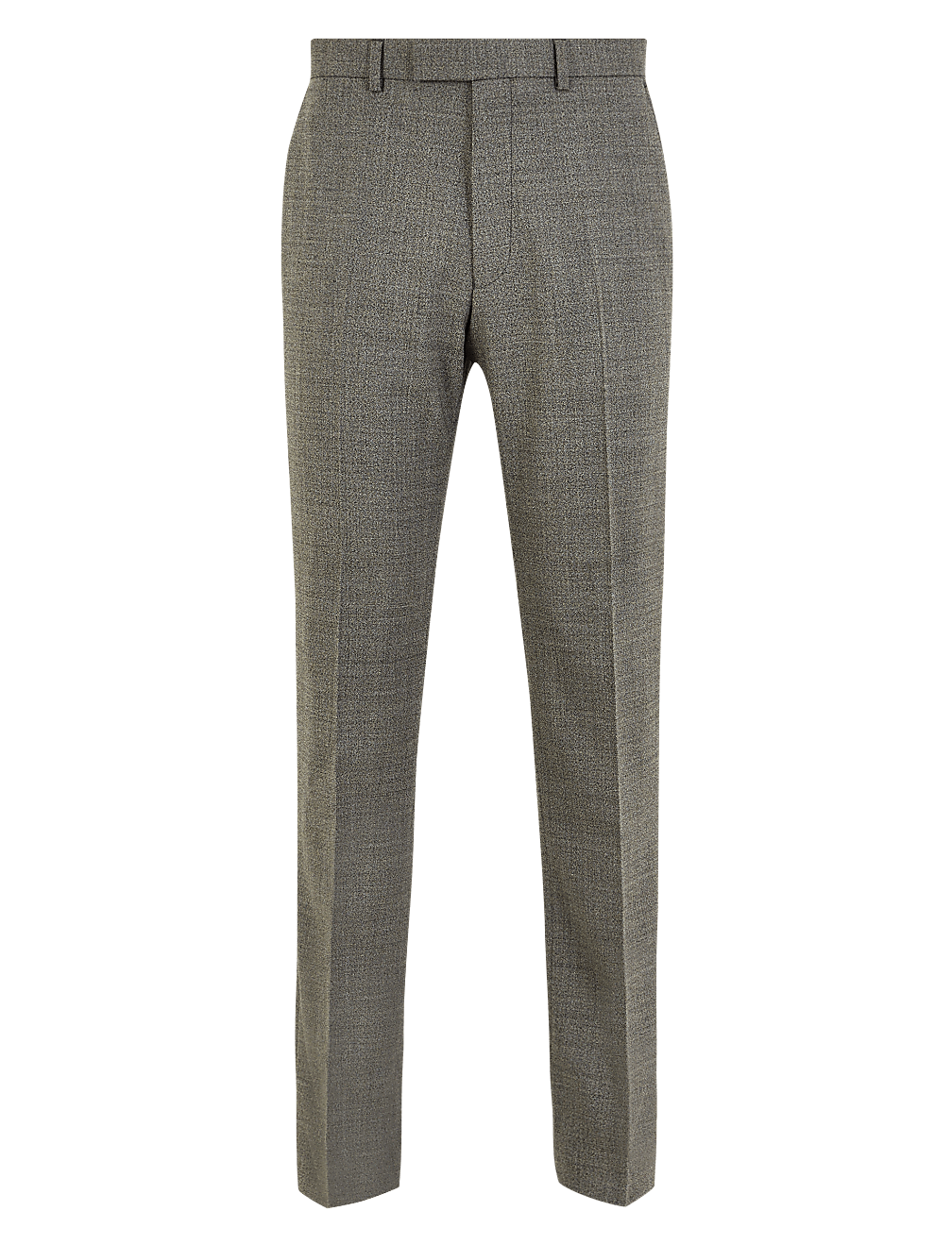 Grey Regular Fit Trousers
