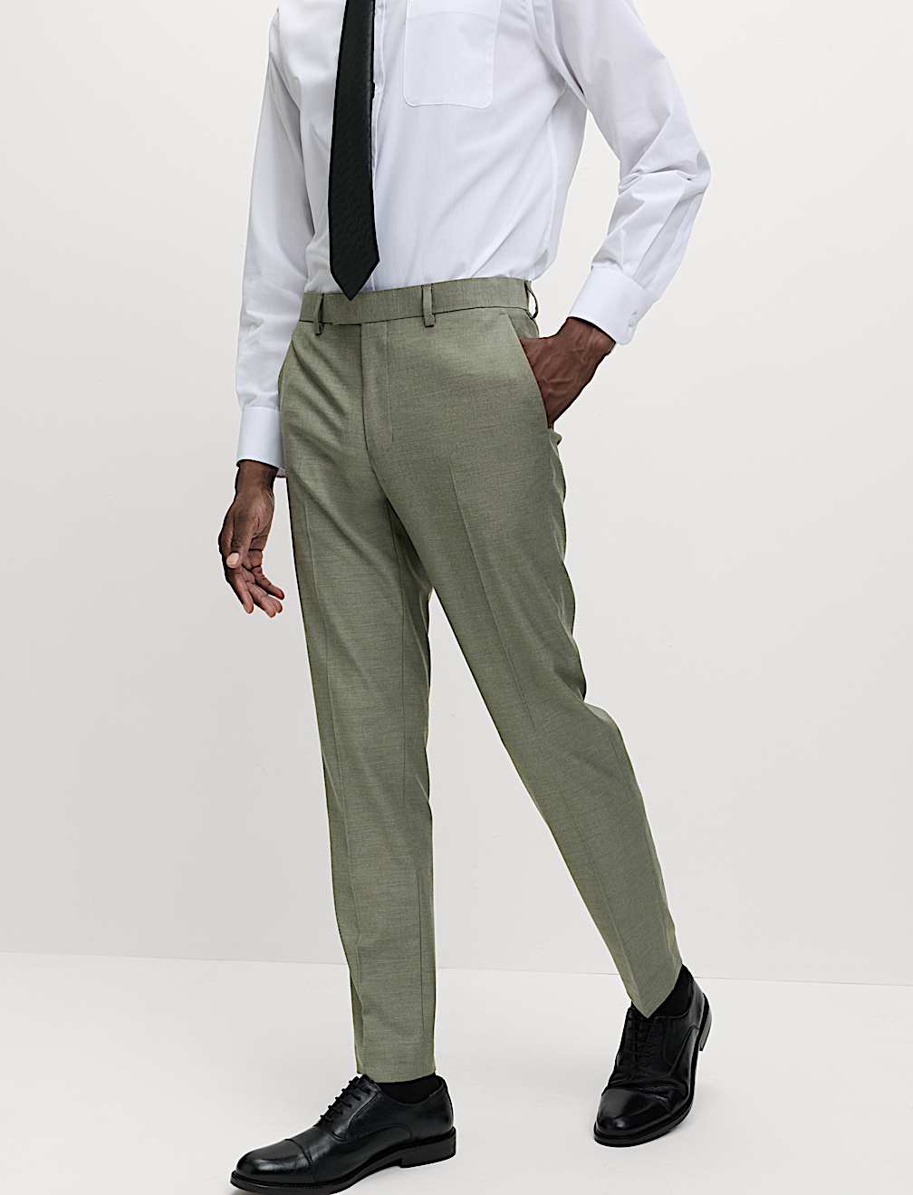 Slim Fit Stretch Suit Trousers