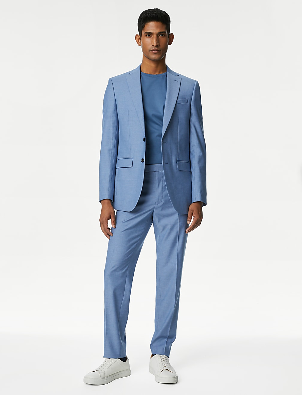 Slim Fit Stretch Suit Trousers