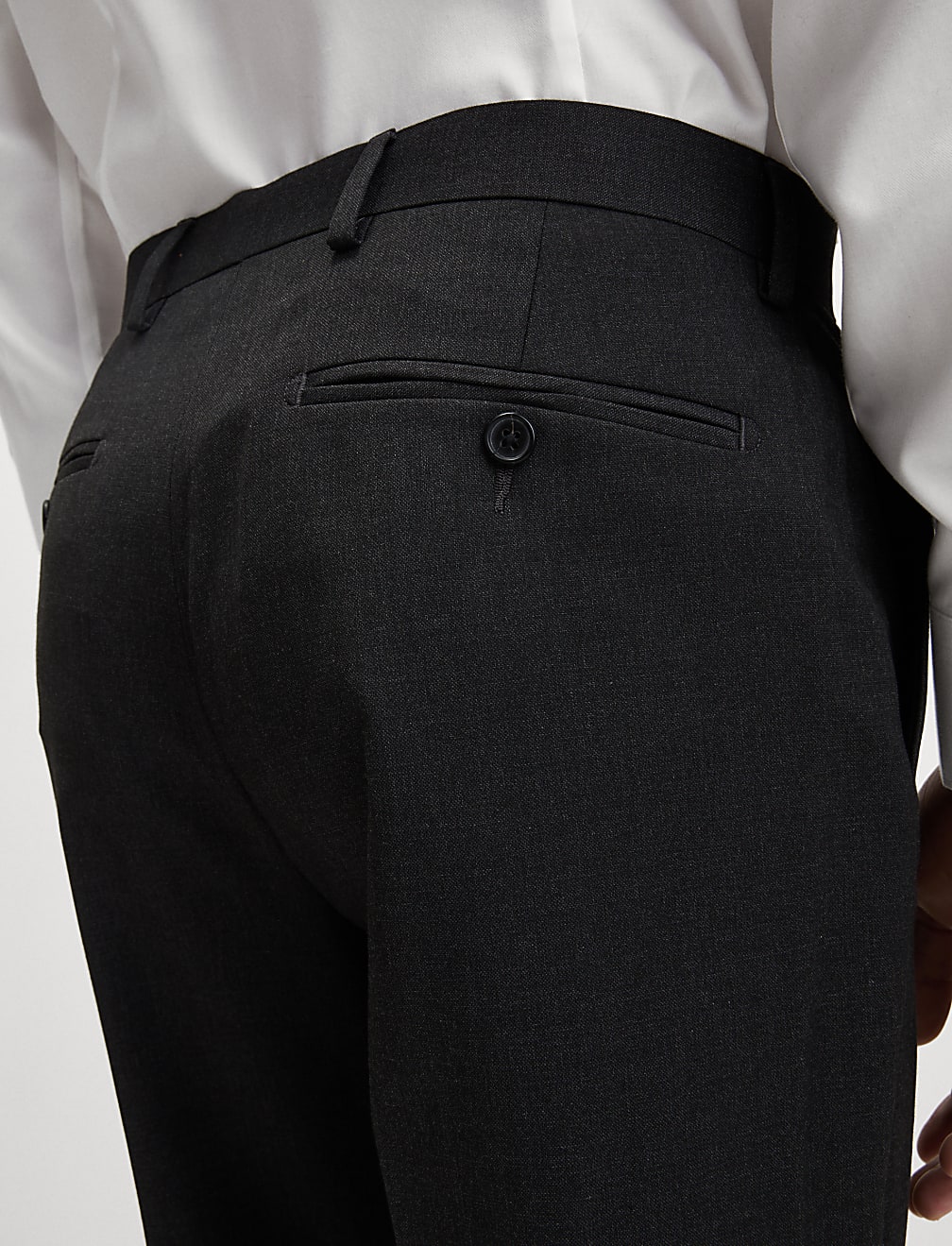 Regular Fit Stretch Suit Trousers