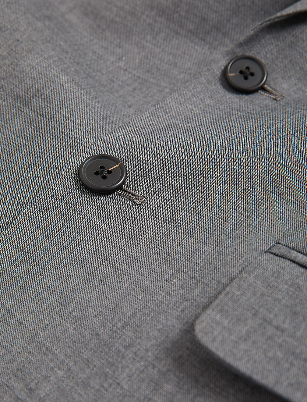 Slim Fit Sharkskin Suit Jacket with Stretch