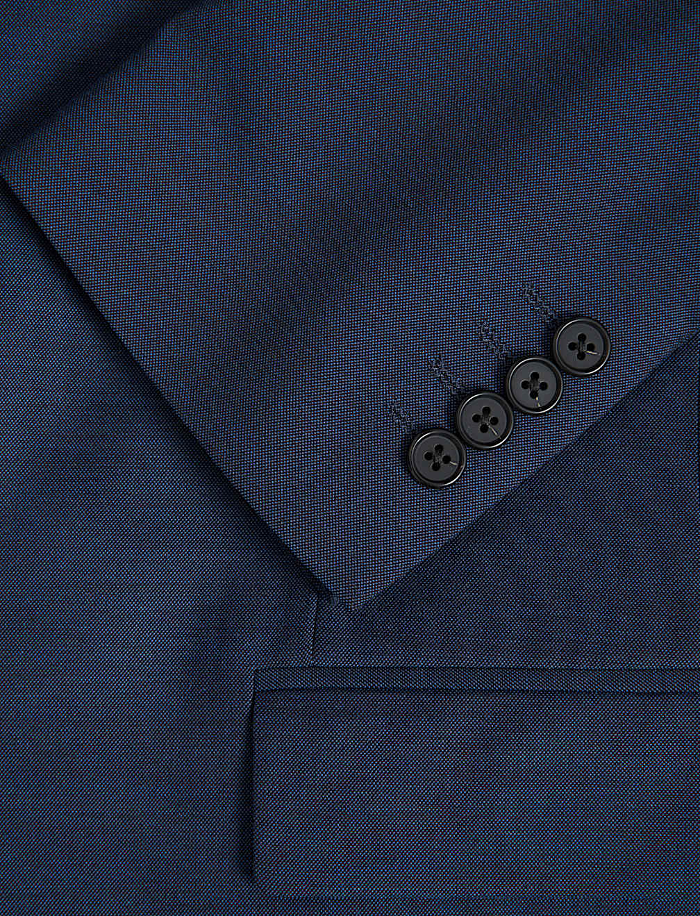 Regular Fit Sharkskin Suit Jacket