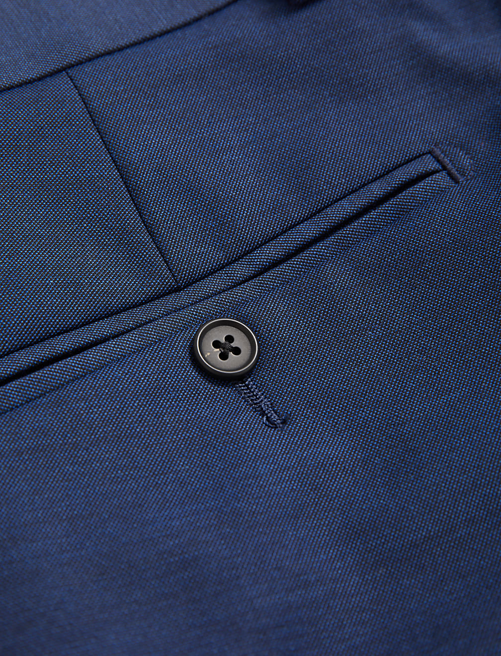 Regular Fit Sharkskin Stretch Suit Trousers