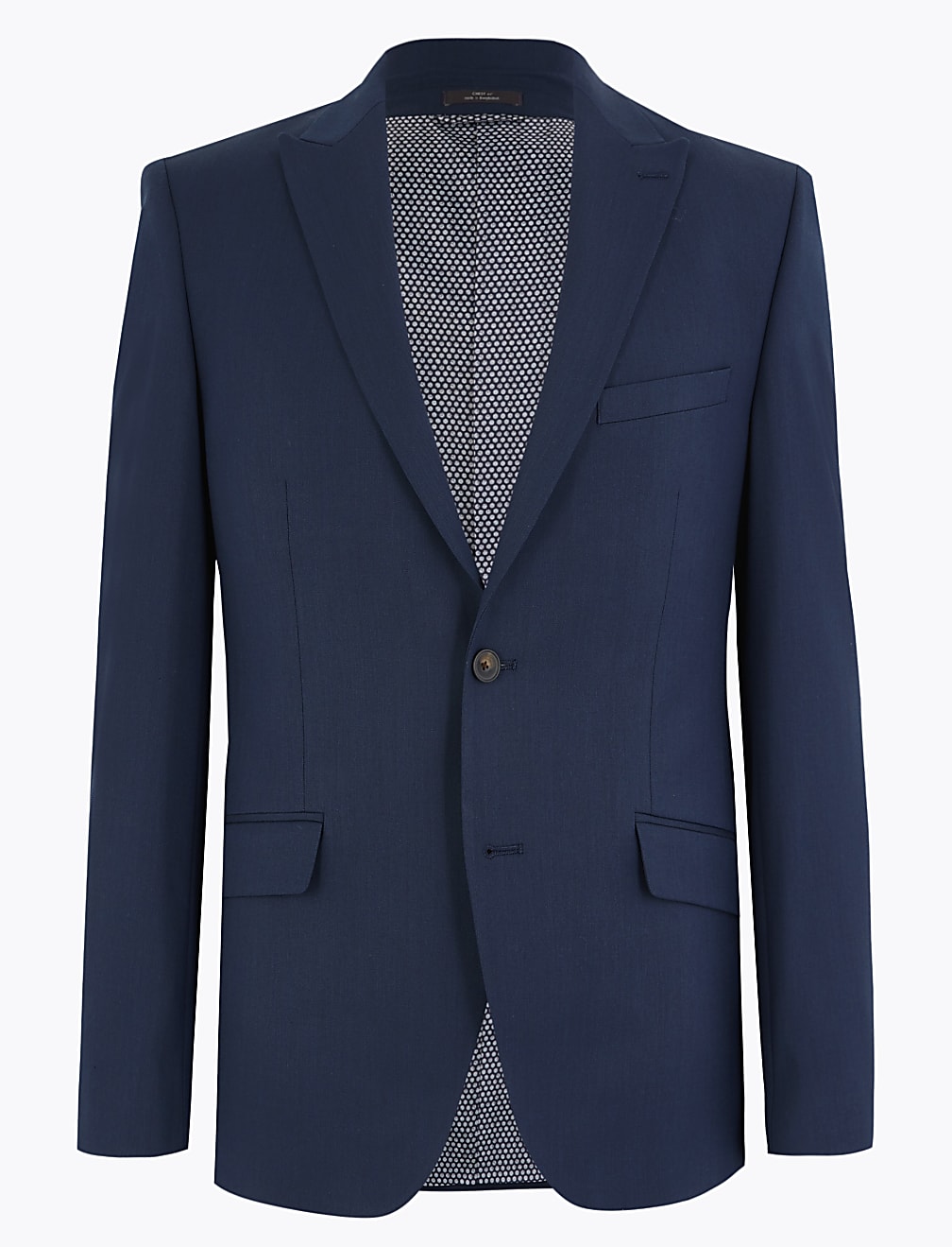 Tailored Fit Suit Jacket with Stretch