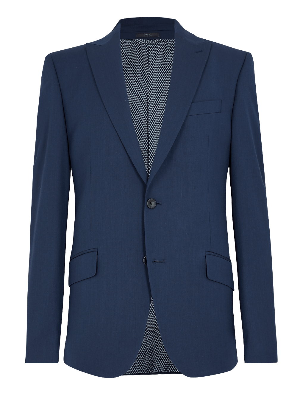 Regular Fit Suit Jacket with Stretch