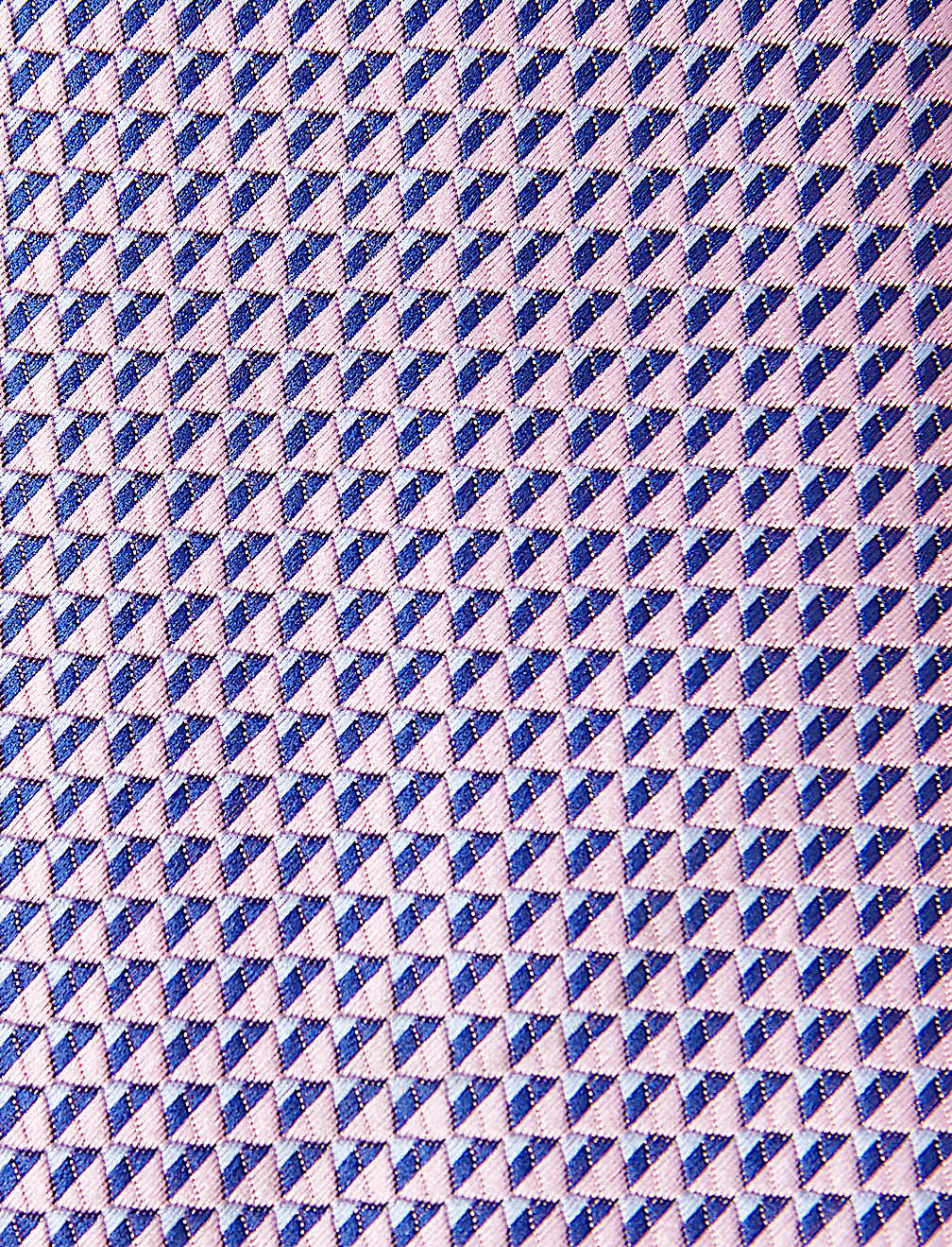 Slim Woven Geometric Tie