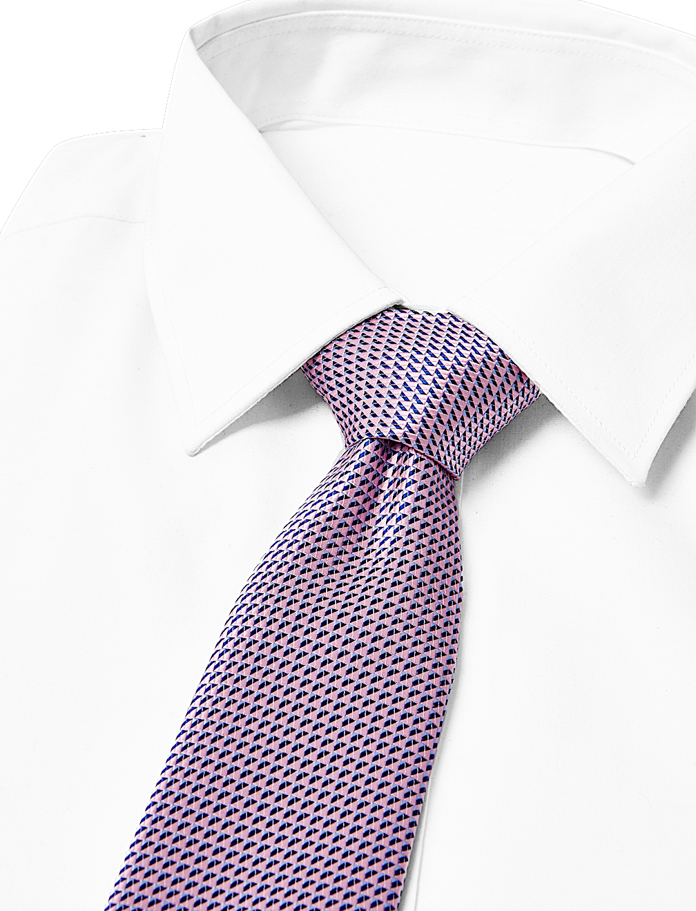 Slim Woven Geometric Tie