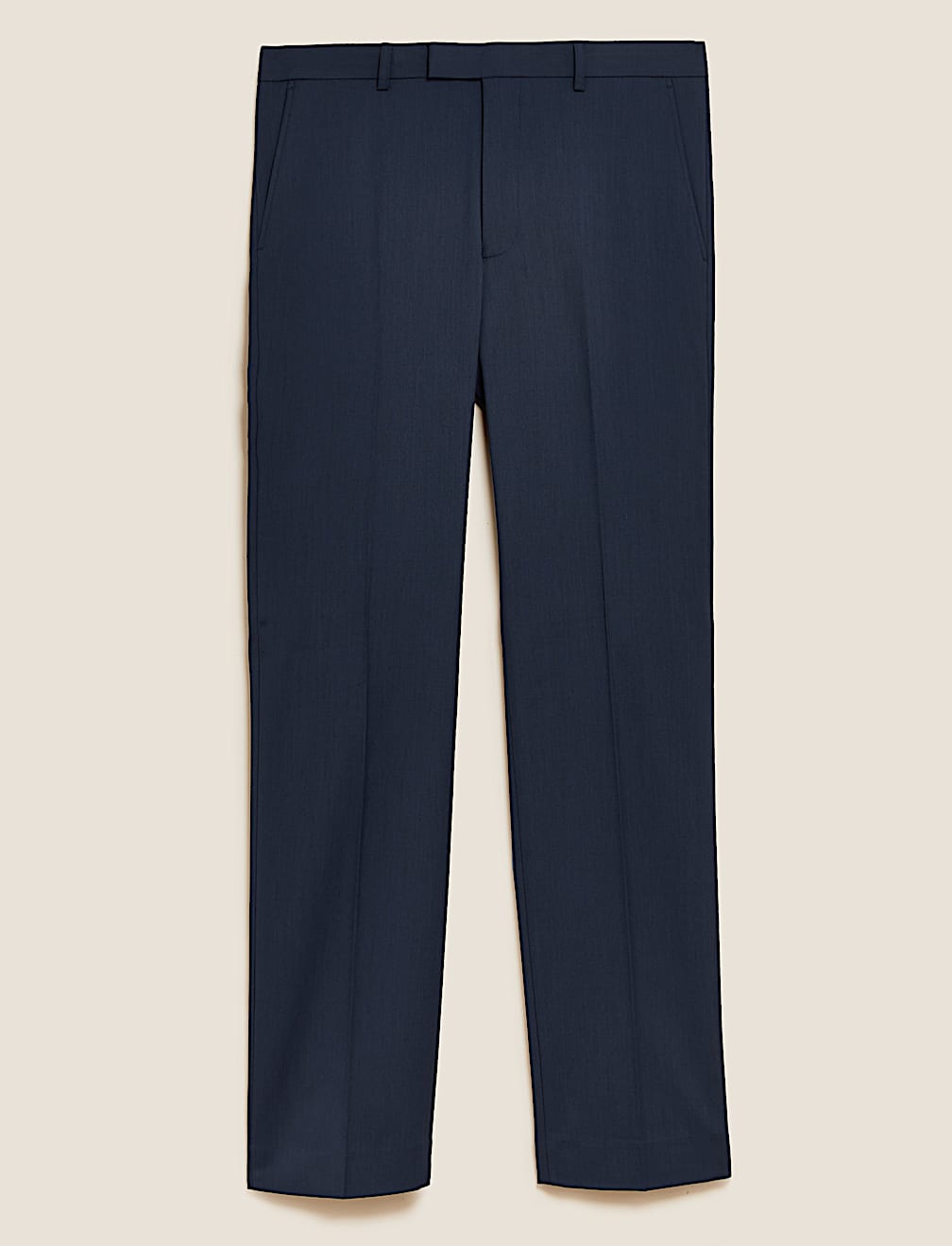 Tailored Fit Suit Trousers with Stretch