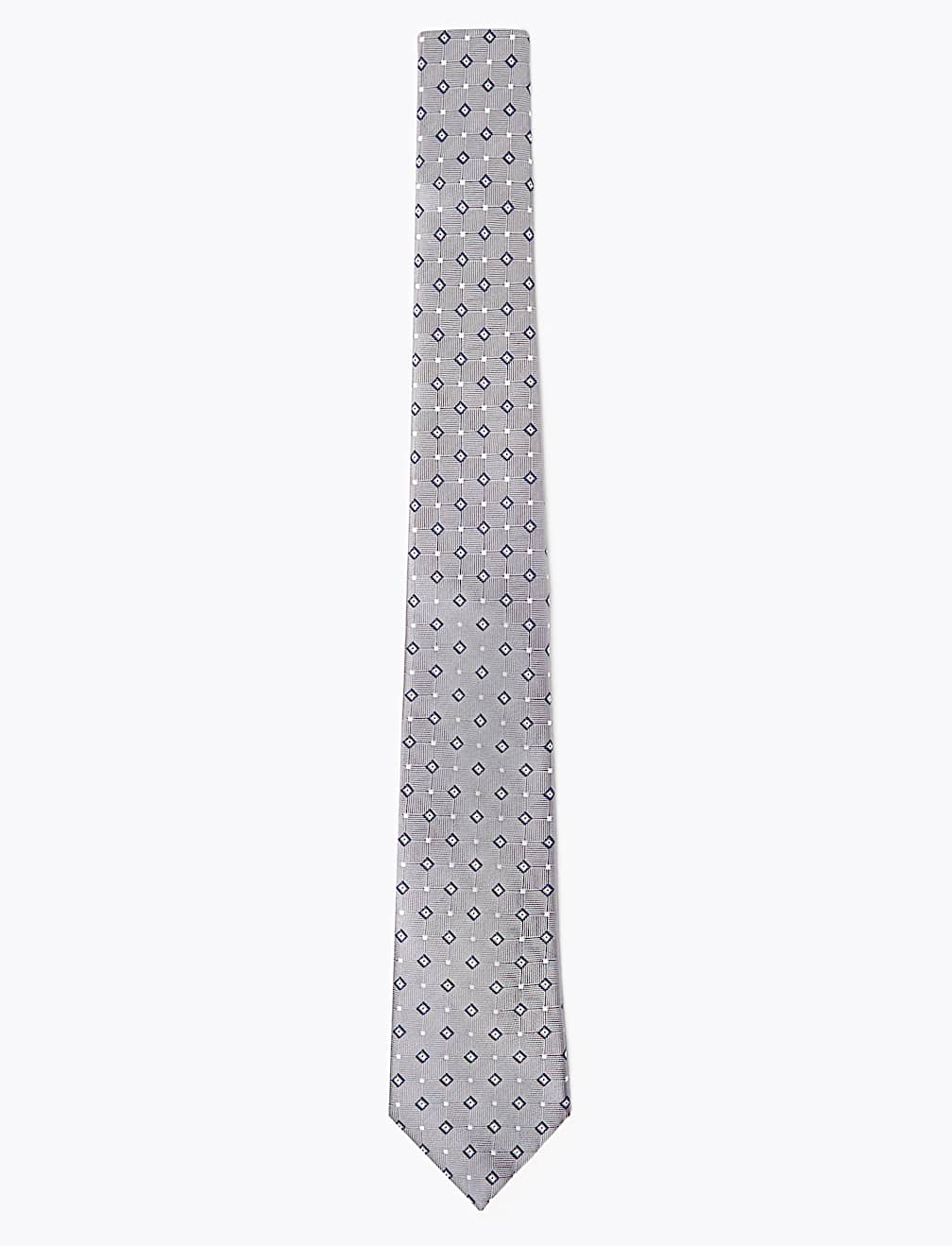 Slim Geometric Tie