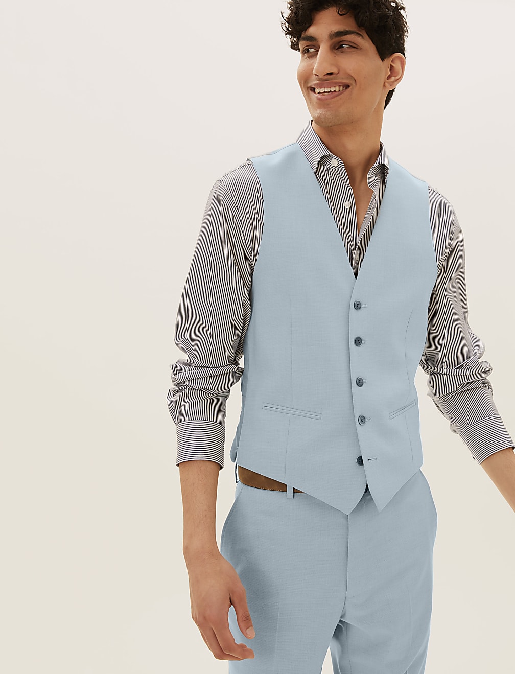 Pastel Slim Fit Waistcoat