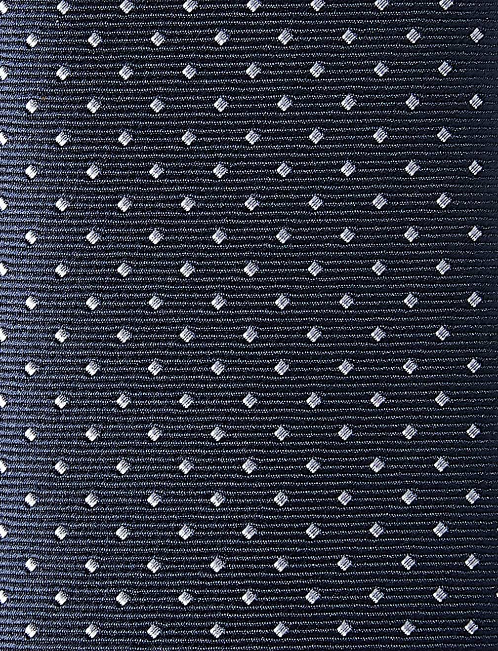 Skinny Woven Polka Dot Tie