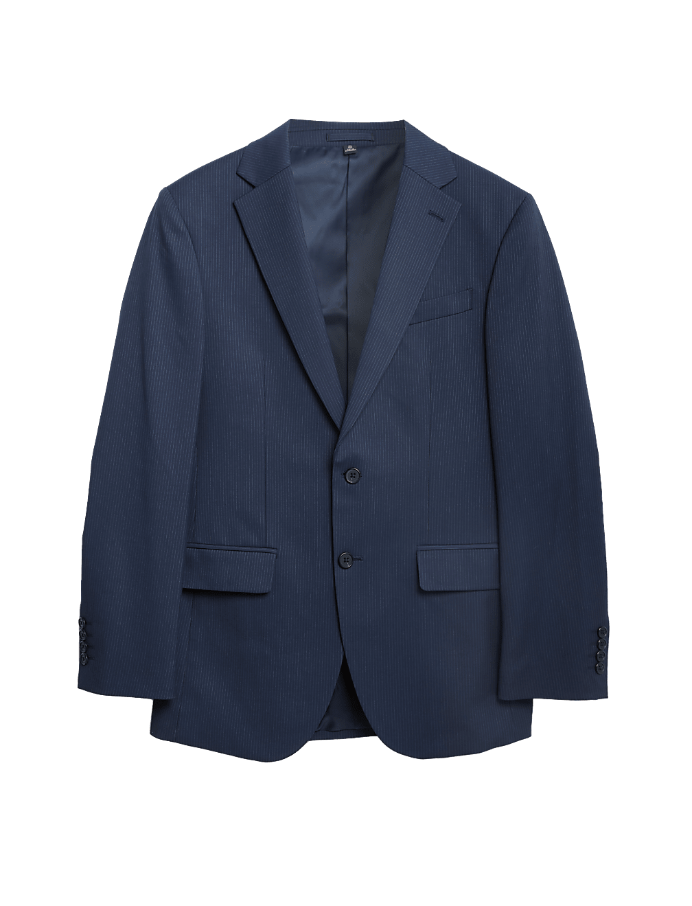 Regular Fit Pinstripe Stretch Suit Jacket