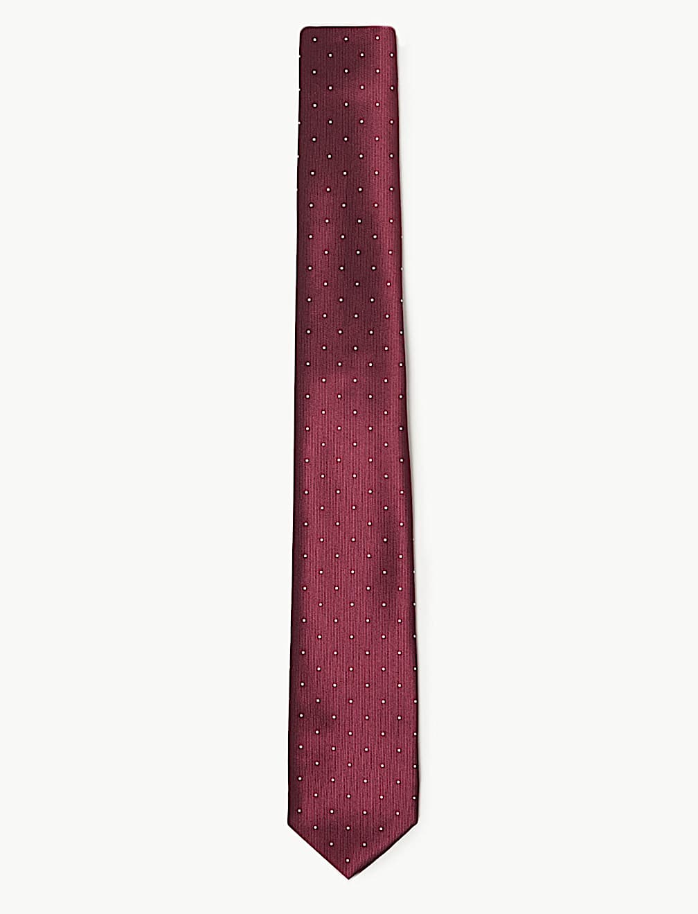 Skinny Twill Polka Dot Tie