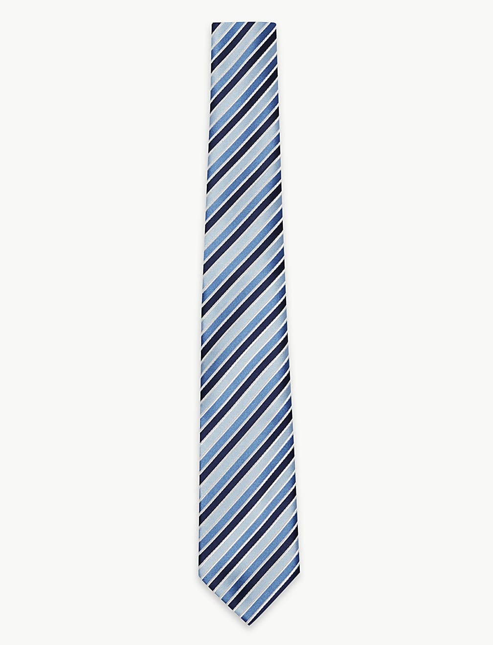 Satin Slim Striped Tie