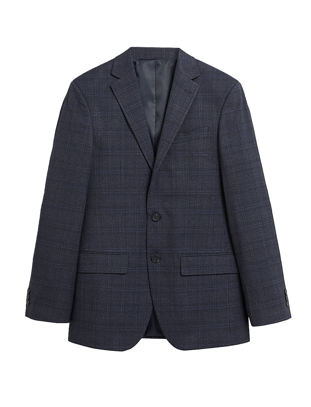 Regular Fit Check Suit Jacket