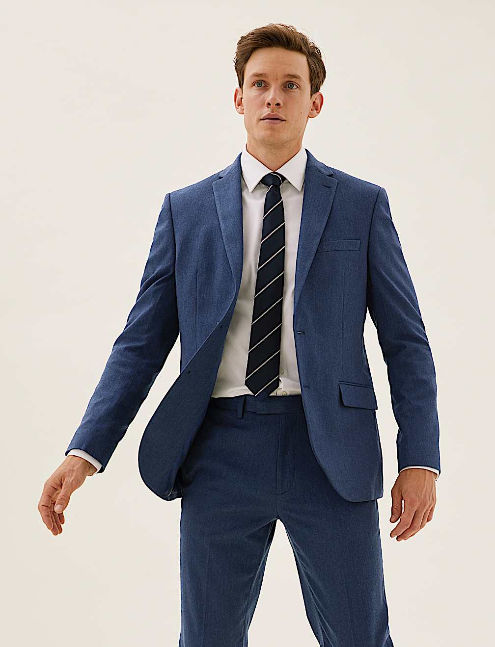 Slim Fit Textured Jacket