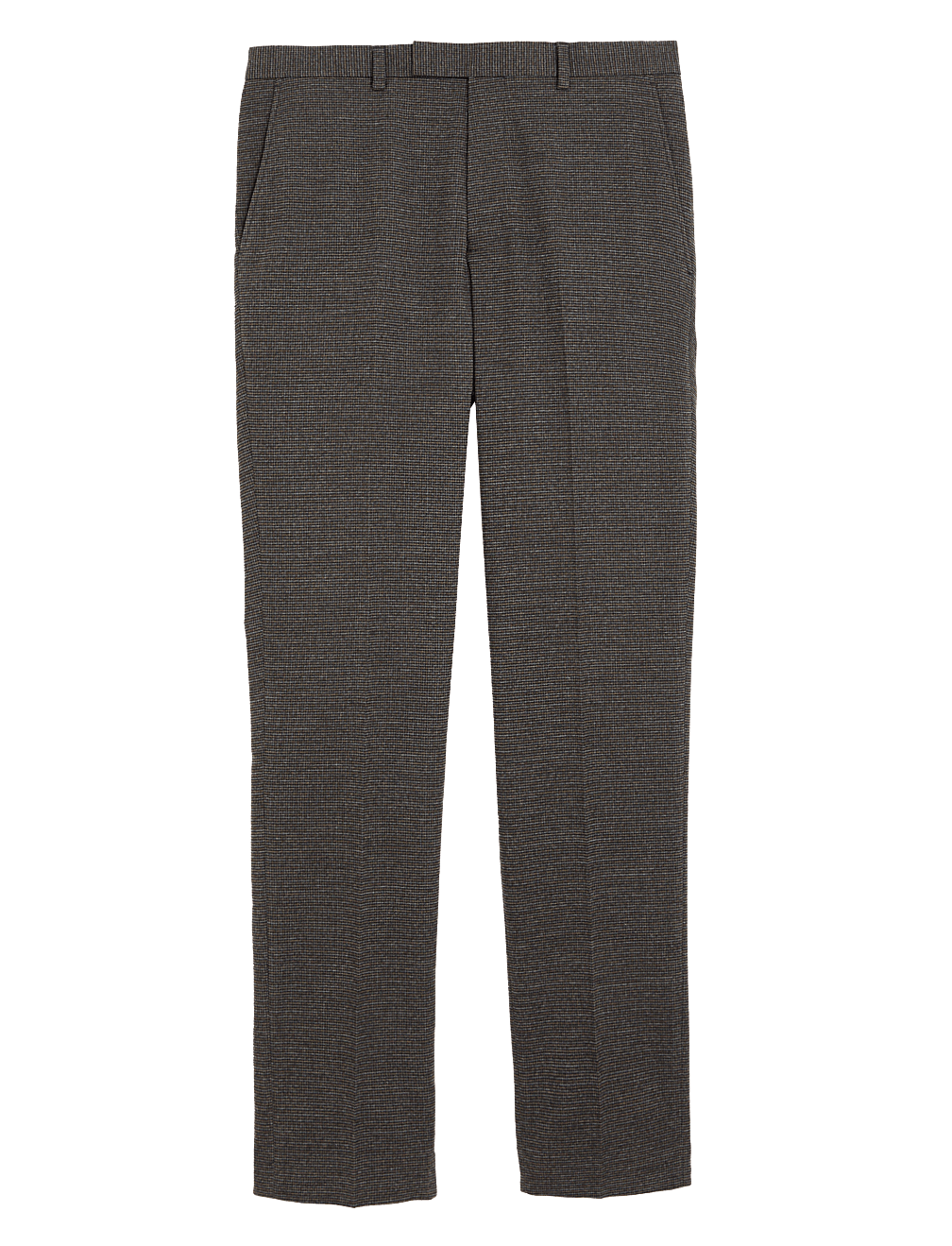 Slim Fit Puppytooth Suit Trousers