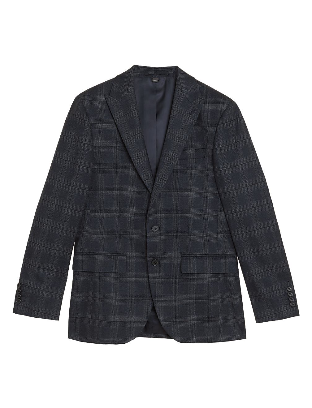 Slim Fit Check Suit Jacket