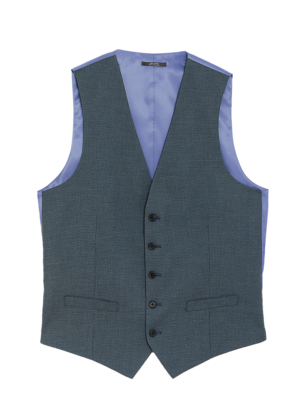 Regular Fit Textured Waistcoat