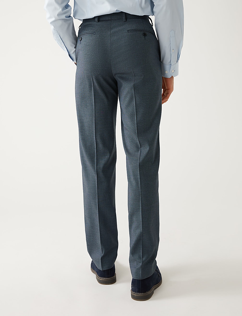 Regular Fit Stretch Suit Trousers