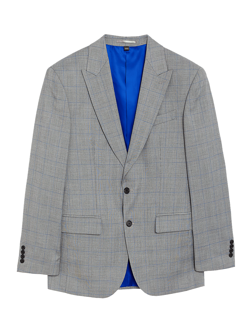 Regular Fit Check Stretch Suit Jacket