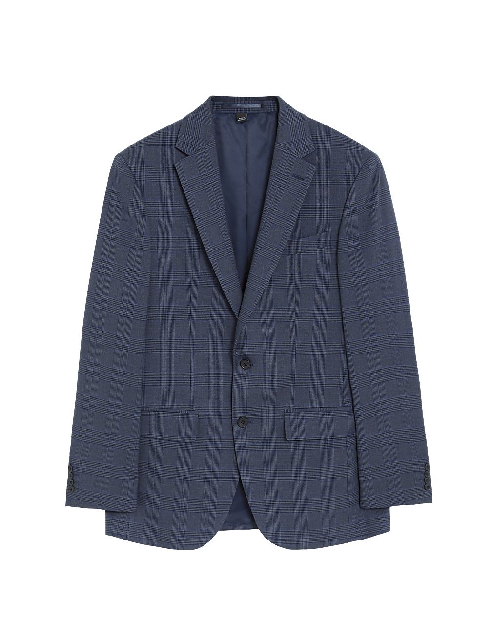 Regular Fit Prince of Wales Check Suit Jacket