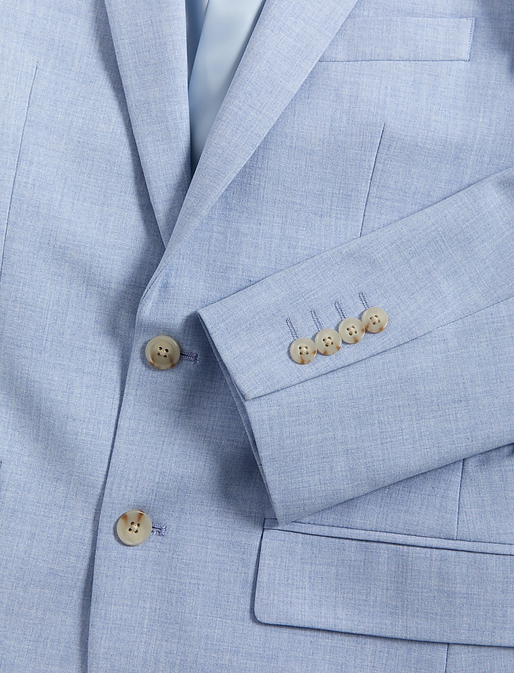 Slim Fit Marl Stretch Suit Jacket