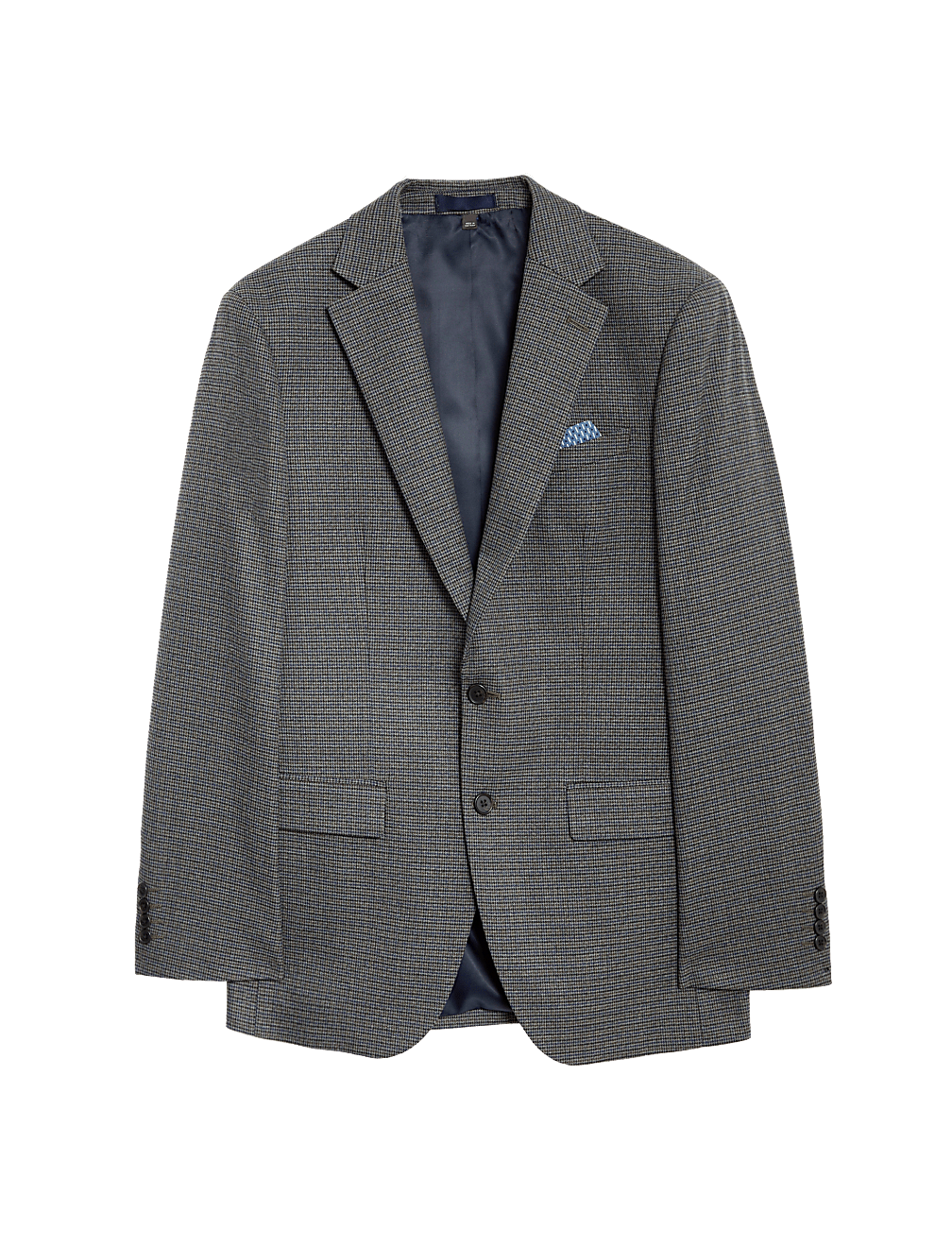 Regular Fit Puppytooth Suit Jacket