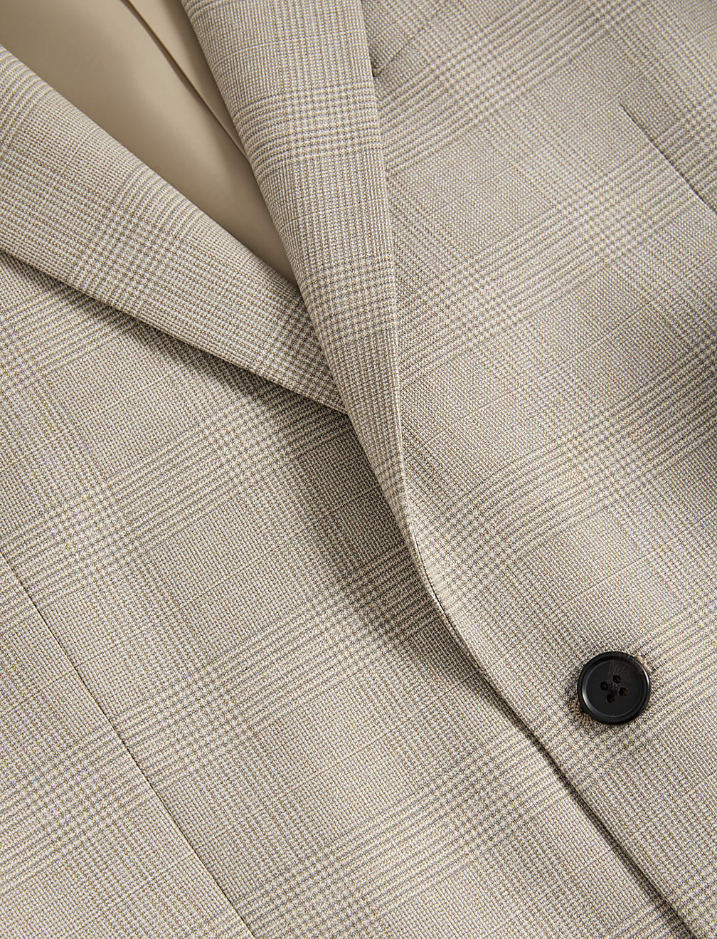 Regular Fit Check Stretch Suit Jacket