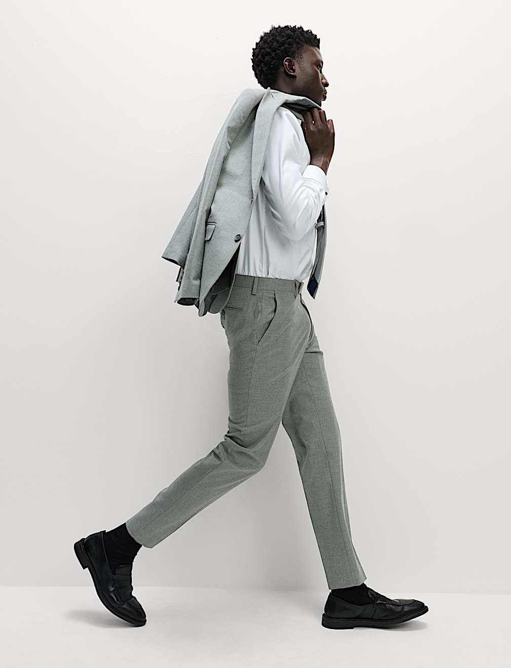 Slim Fit Suit Trousers