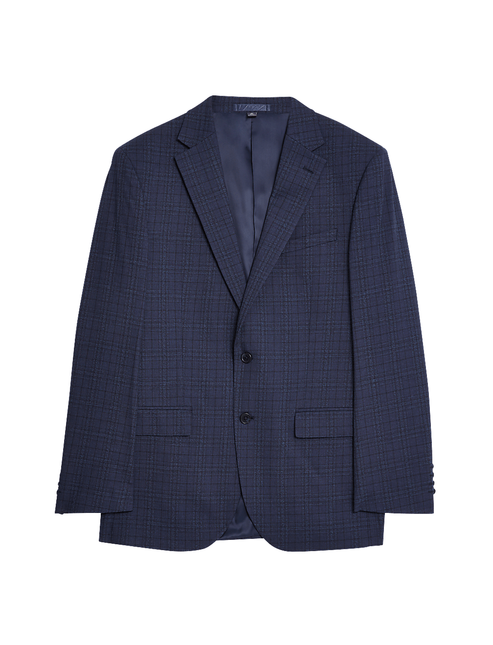 Regular Fit Check Stretch Suit Jacket