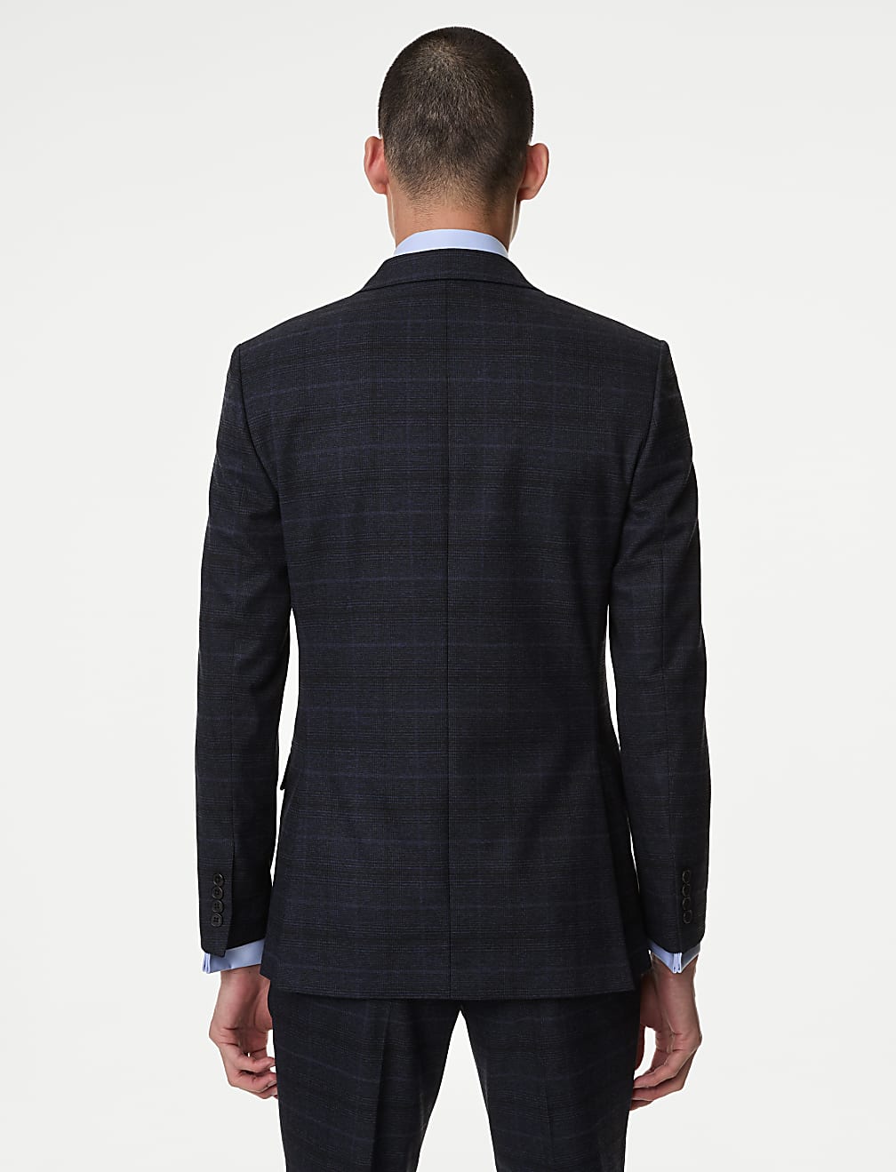 Slim Fit Prince of Wales Check Suit