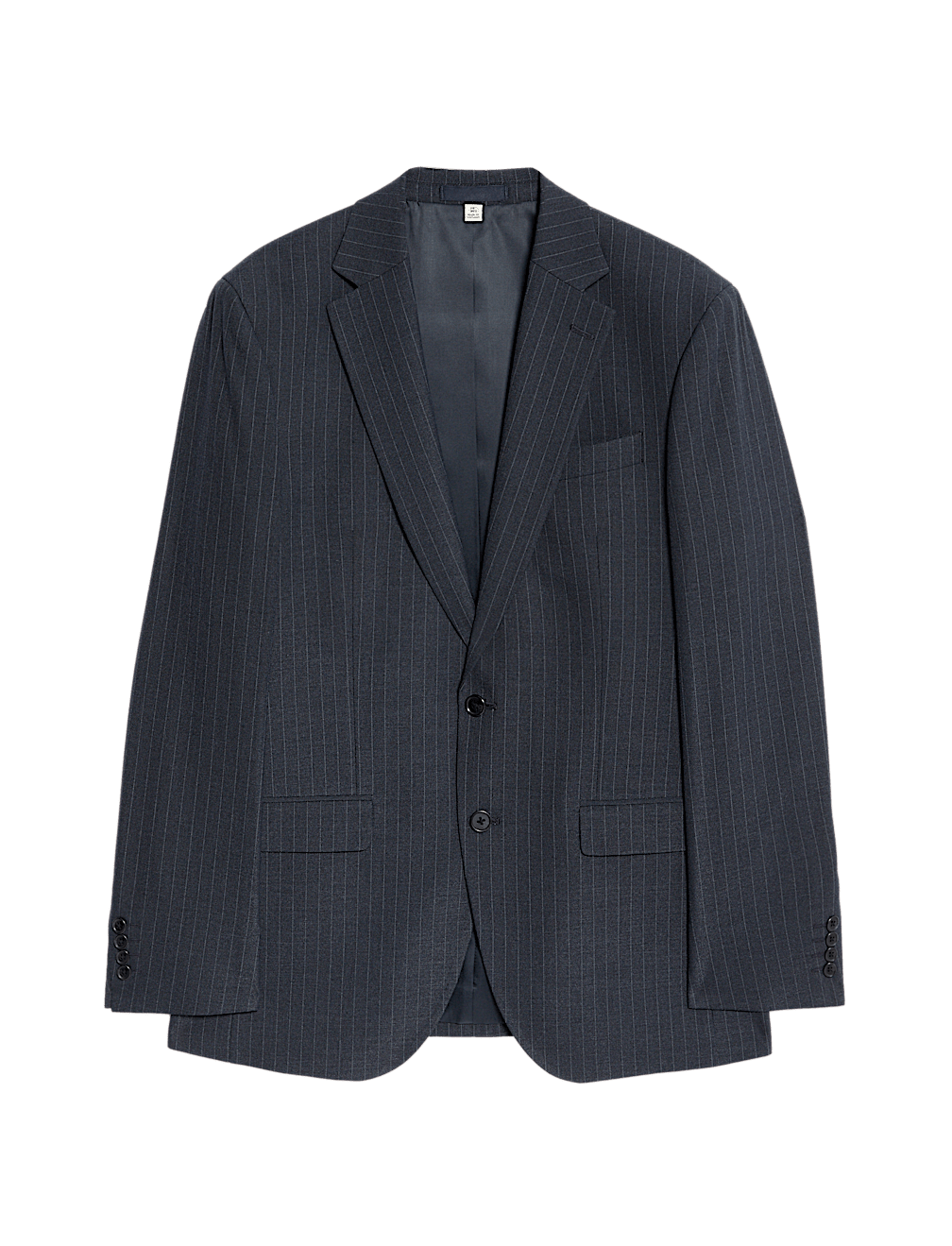 Regular Fit Pinstripe Stretch Suit Jacket