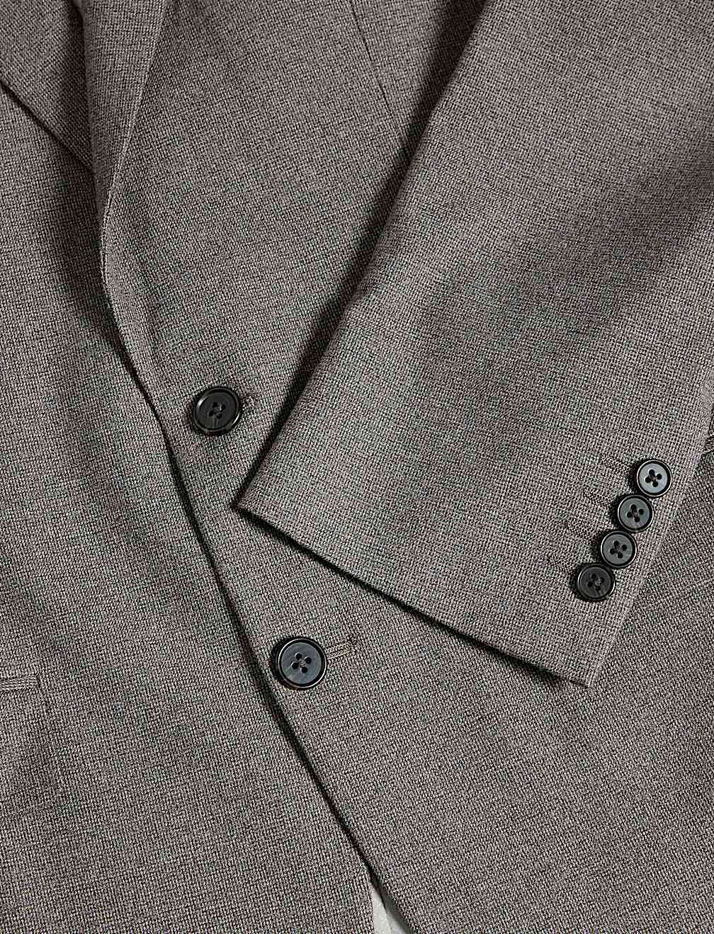 Tailored Fit Textured Stretch Suit Jacket