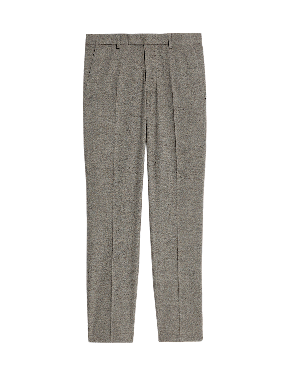 Slim Fit Flat Front Trousers